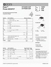 DataSheet IXTA08N120P pdf